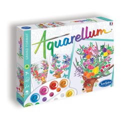 Aquarellum - Cerfs enchantés