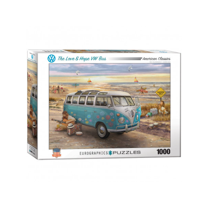 1000 Pcs - The love & hope VW bus