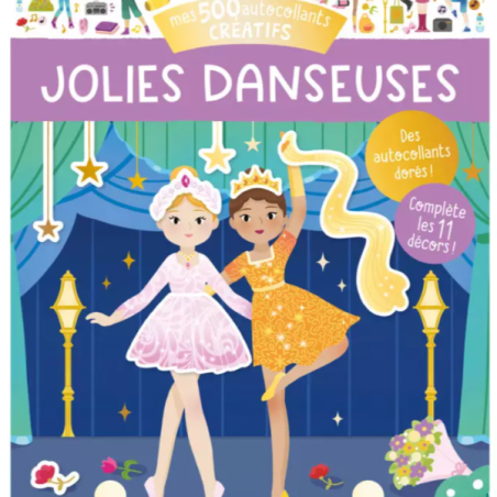 500 autocollants créatifs  : Jolies danseuses