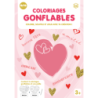 Coloriages gonflables - Coeurs