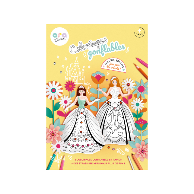 Coloriages gonflables - Princesses