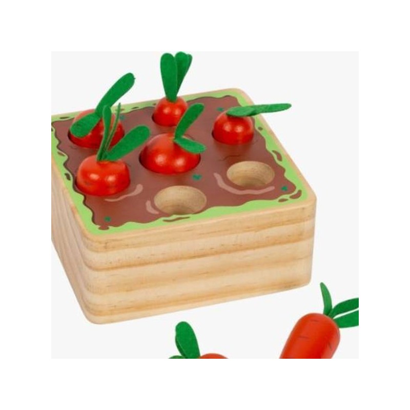 Jeu à enficher carottes