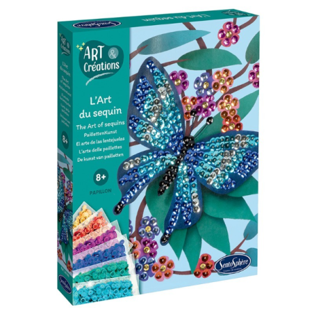 L'art du sequin : Papillon