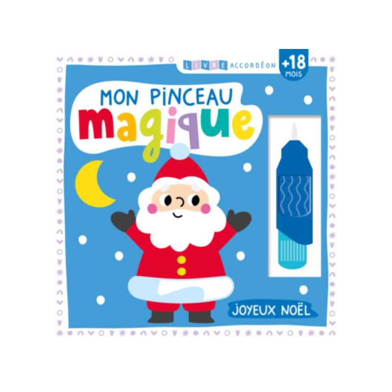 Livre accordéon – Mon pinceau magique – Joyeux Noël