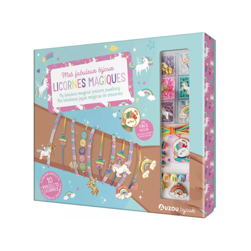 Ma boîte à bijoux : Mes fabuleux bijoux licornes magiques