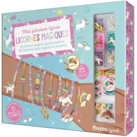Ma boîte à bijoux : Mes fabuleux bijoux licornes magiques