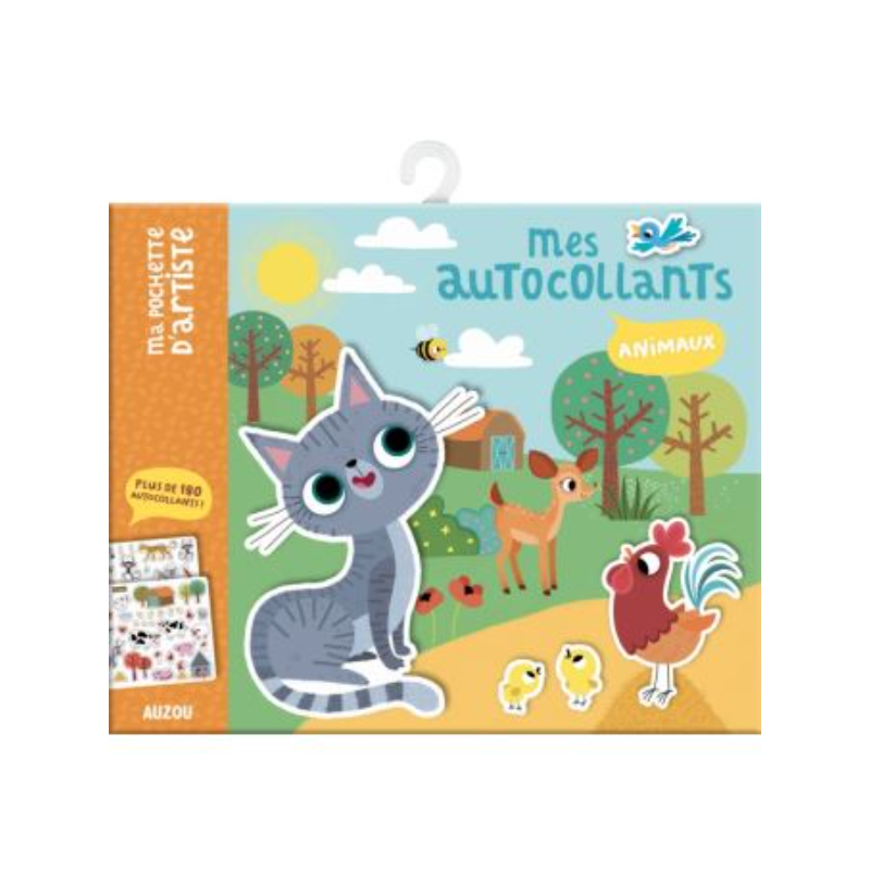 Ma pochette d'artiste : Mes autocollants animaux
