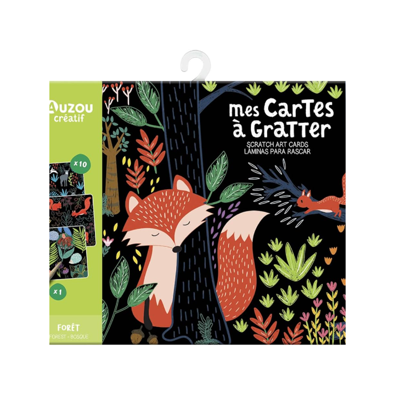 Ma pochette d'artiste : Mes cartes à gratter - Forêt