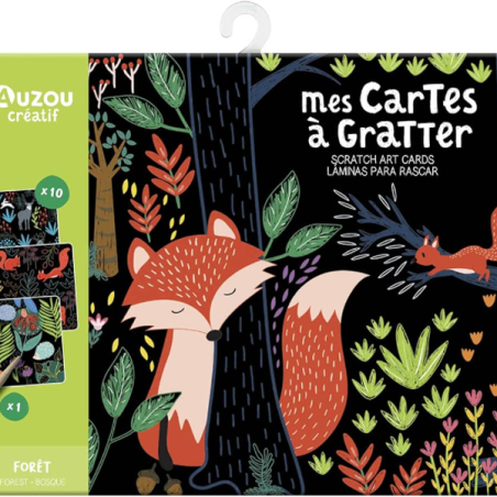 Ma pochette d'artiste : Mes cartes à gratter - Forêt
