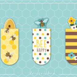 Marque page aimanté : Abeilles