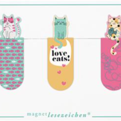 Marque page aimanté : Chats...