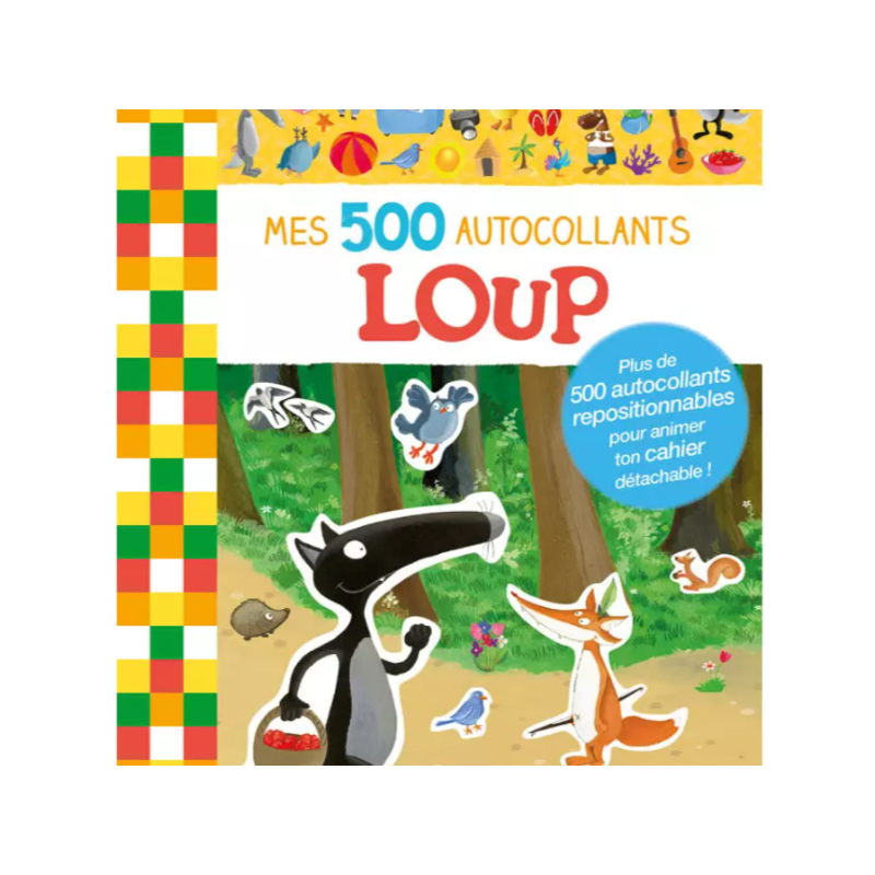 Mes 500 autocollants : Loup