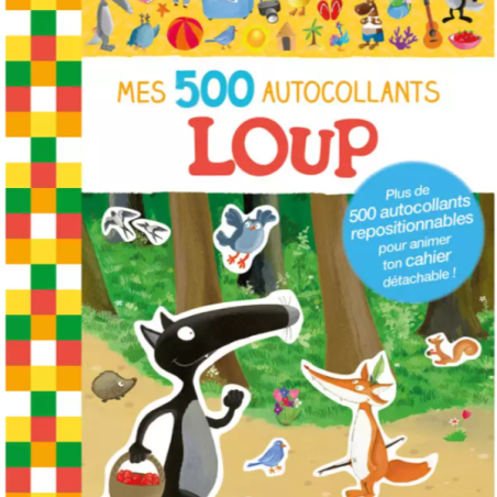 Mes 500 autocollants : Loup