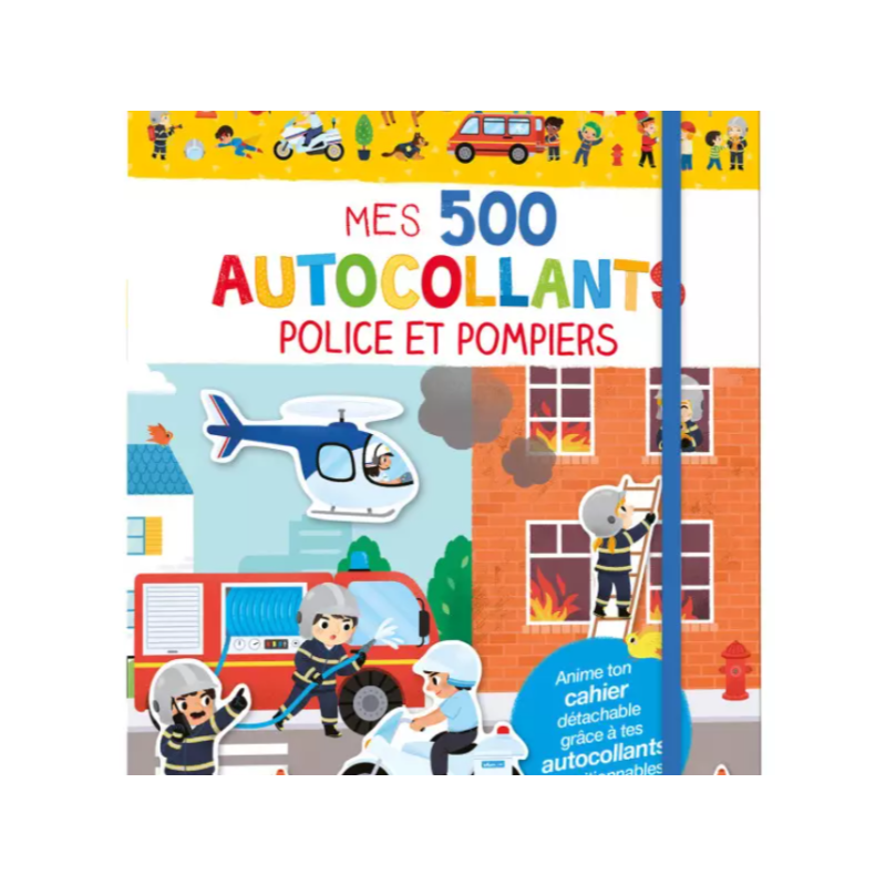 Mes 500 autocollants : Police et pompier