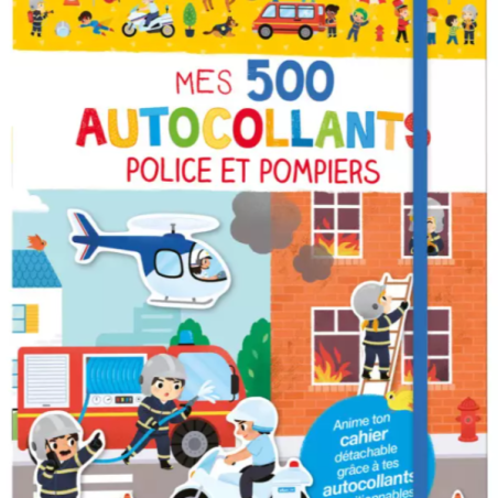 Mes 500 autocollants : Police et pompier
