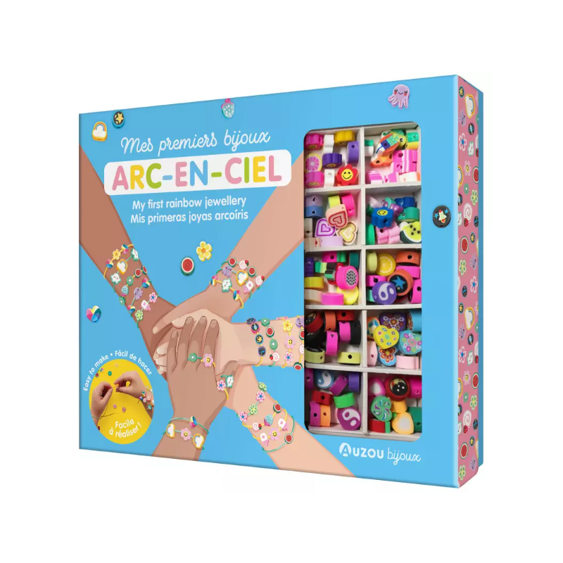 Mes premiers bijoux arc-en-ciel