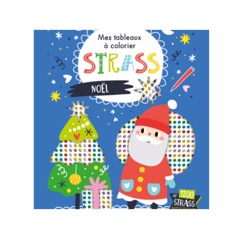 Mes tableaux à colorier strass – Noël