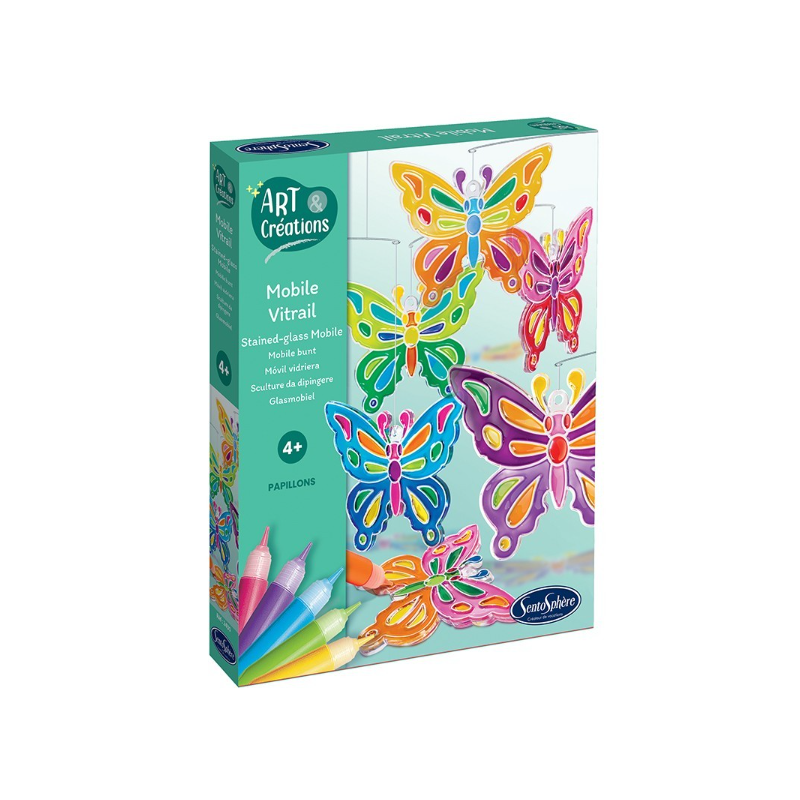 MOBILE VITRAIL - PAPILLONS