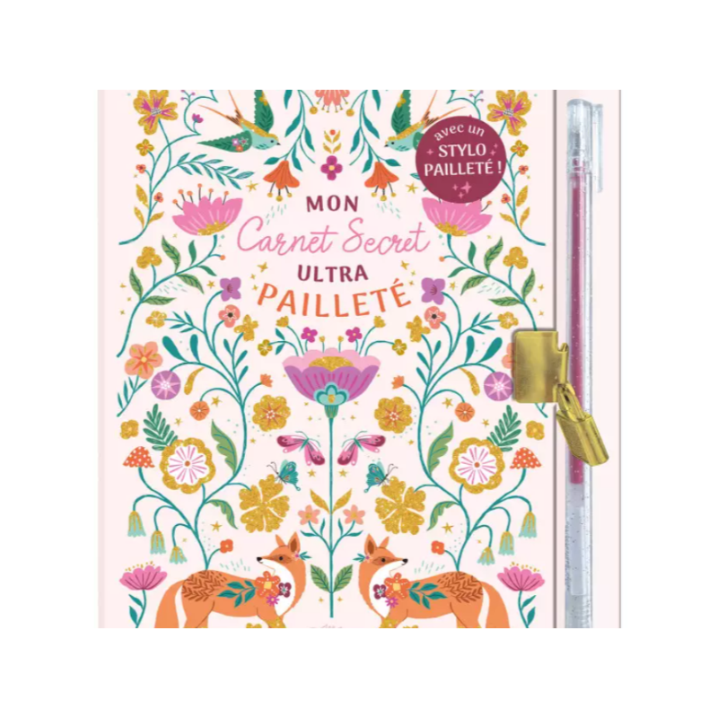 Mon carnet secret ultrapailleté