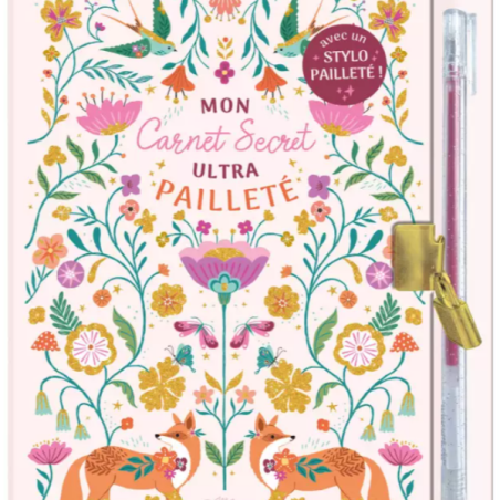 Mon carnet secret ultrapailleté