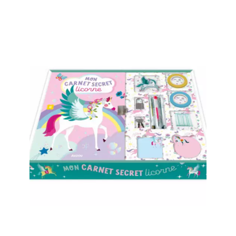 Mon coffret : Carnet secret Licorne