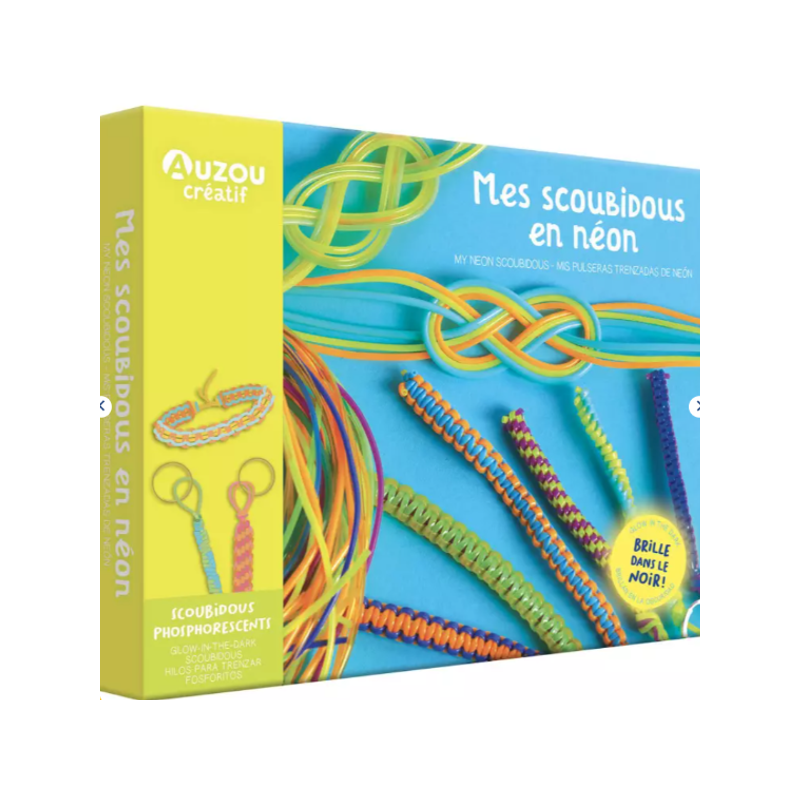 Mon coffret d'artiste : Mes scoubidous en néon