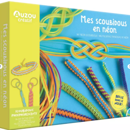 Mon coffret d'artiste : Mes scoubidous en néon