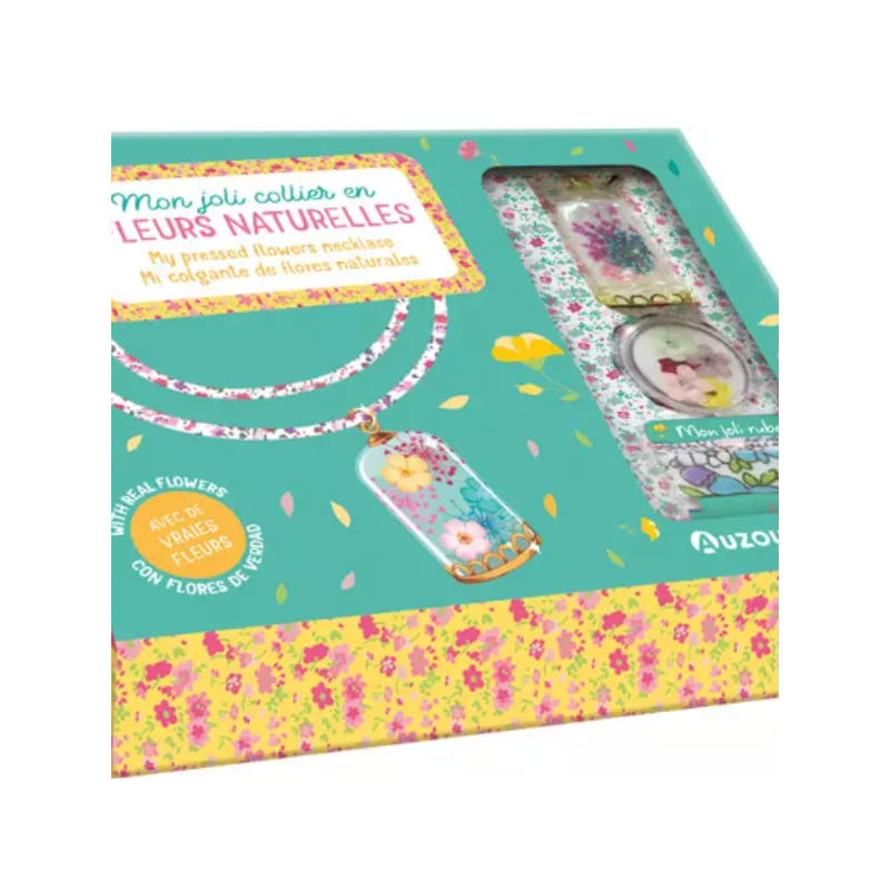Mon joli collier en fleurs naturelles