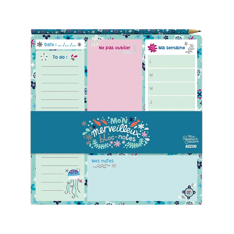 Mon merveilleux bloc-notes : Océan