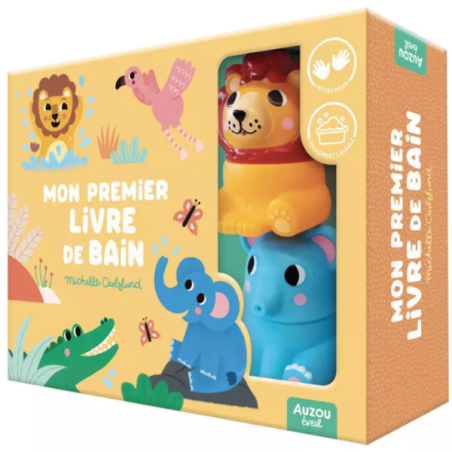 Mon premier livre de bain : Dans la savane