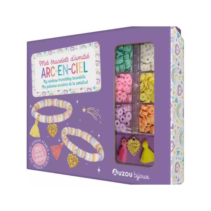 Mon superbe bijou : Mes bracelets d'amitié arc-en-ciel