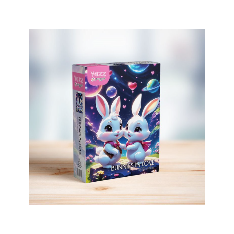 Puzzle 1000 pcs - Bunnies in Love