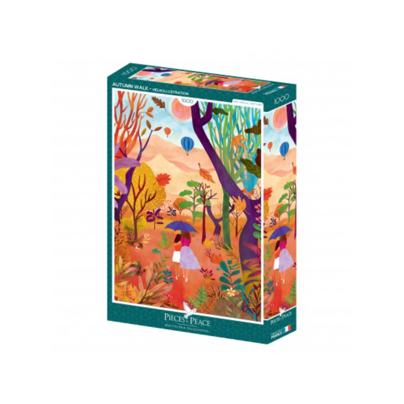 Puzzle 1000 pcs - Promenade d'Automne