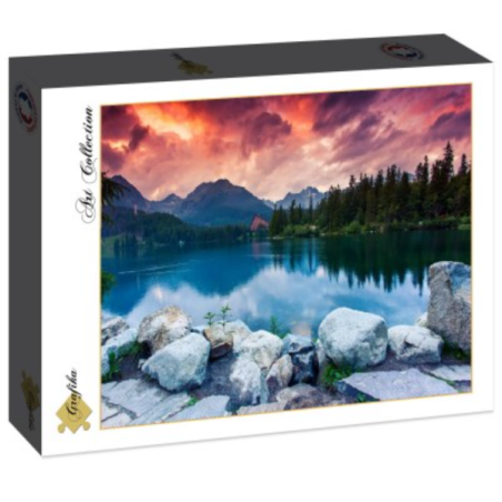Puzzle 2000 pcs - Parc national des Hautes Tatras - Slovaquie Pologne
