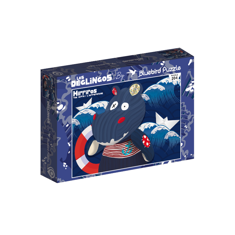 Puzzle 204 pcs - XXL - Les Déglingos - Hippipos