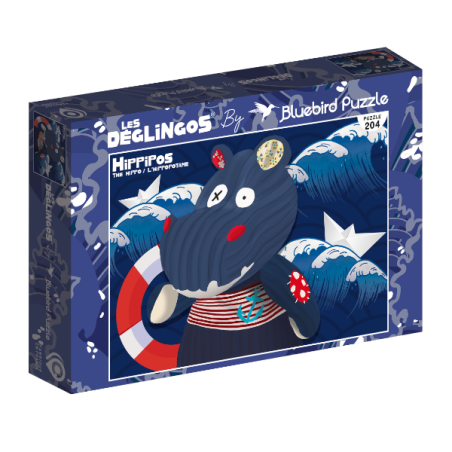 Puzzle 204 pcs - XXL - Les Déglingos - Hippipos