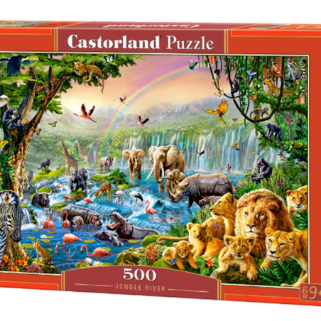 Puzzle 500 pcs - Jungle River