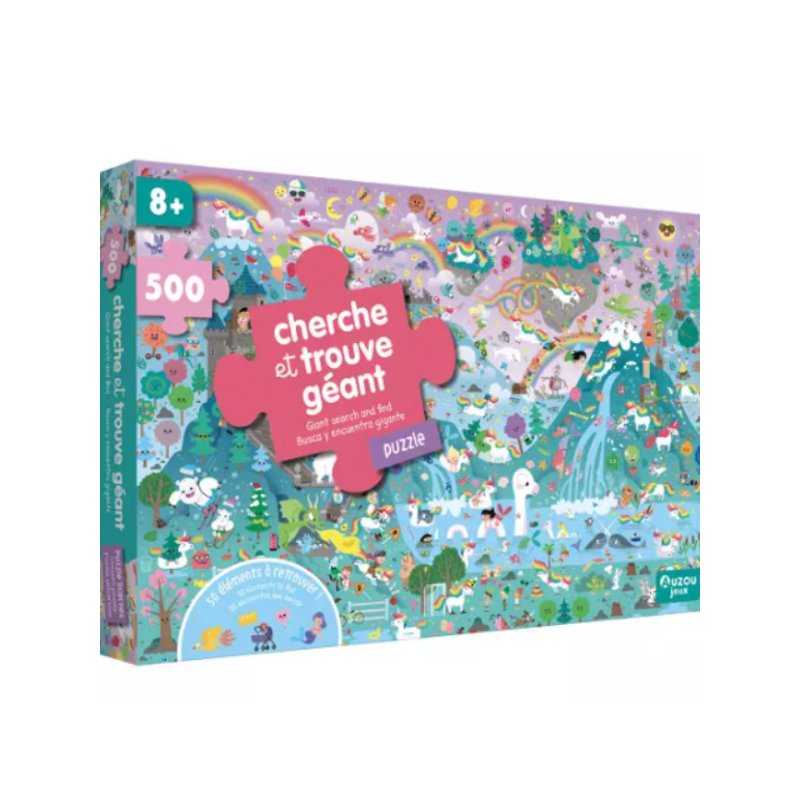 Puzzle 500p :  Cherche et Trouve géant