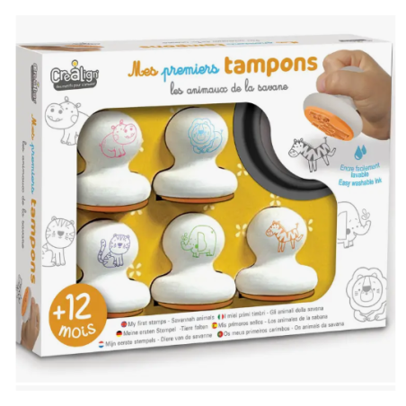 Mes premiers tampons - Animaux de la savane